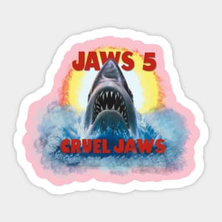 Cruel Jaws Sticker